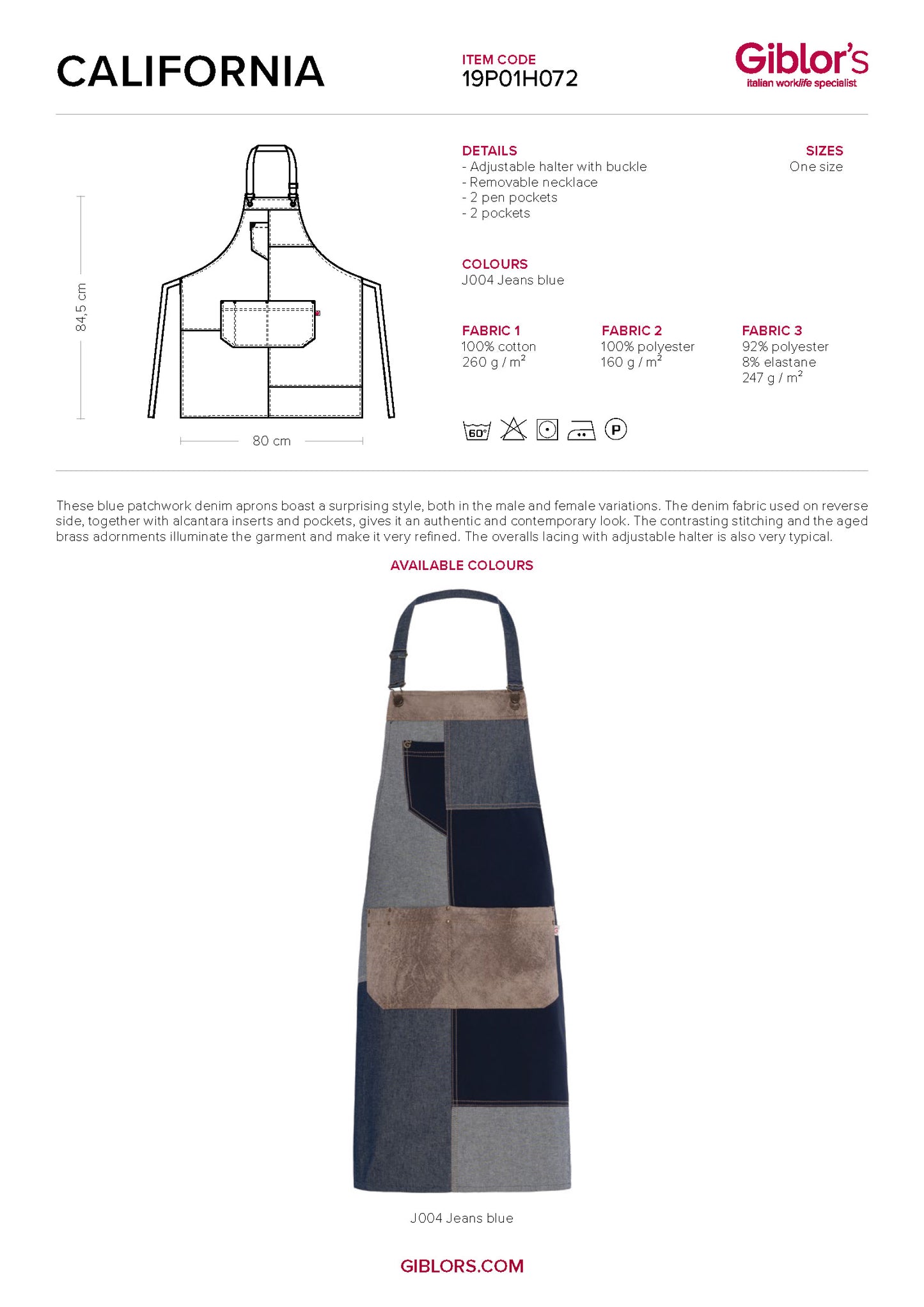 CALIFORNIA Apron