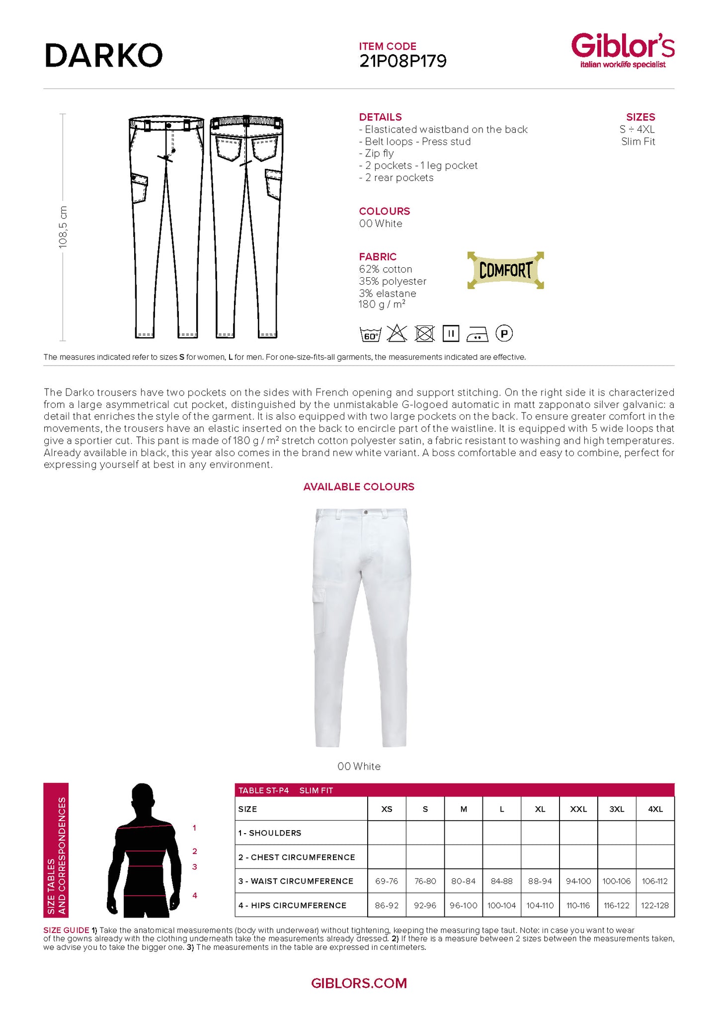 DARKO Premium Utility Chef Pants - Men's