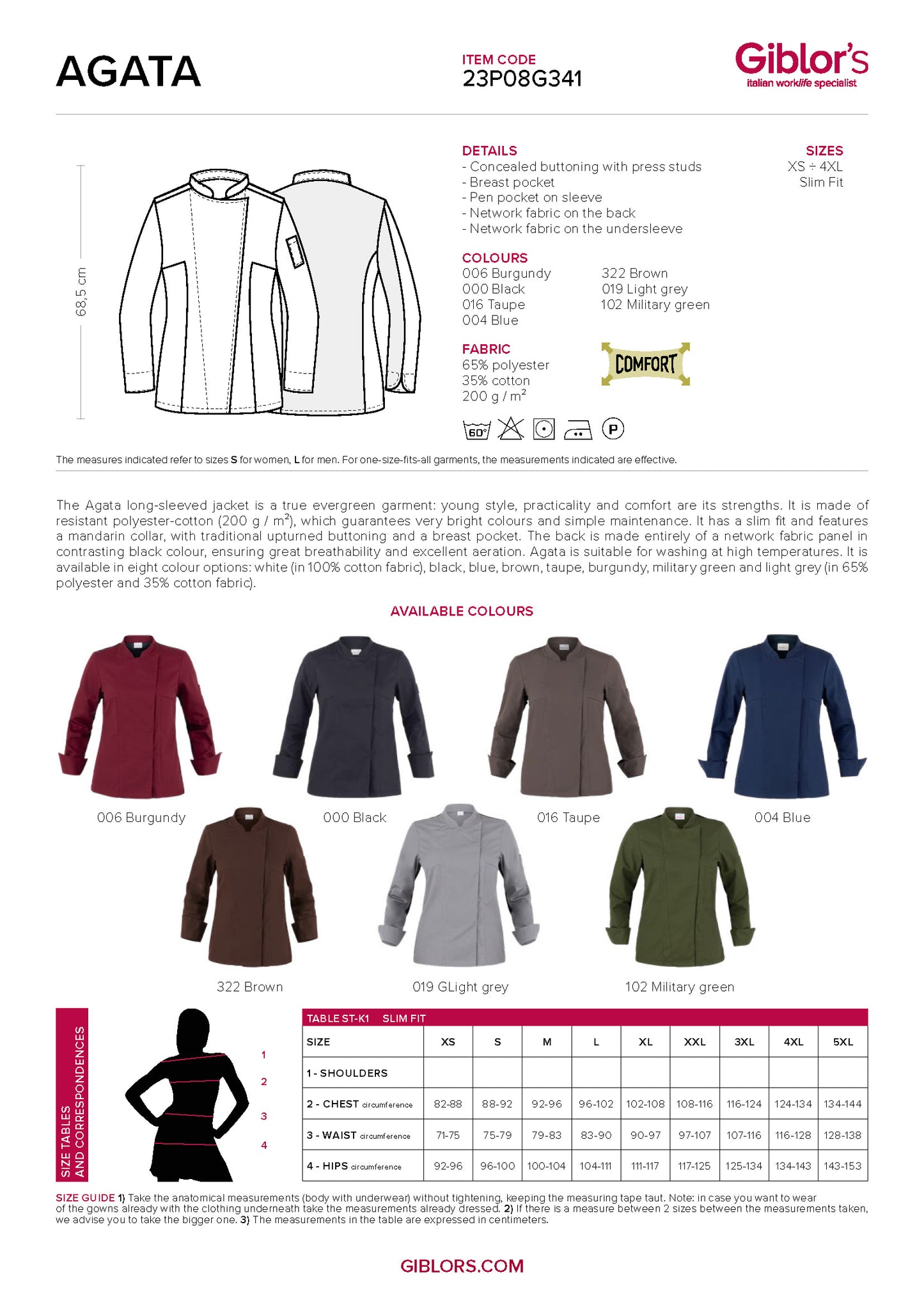 AGATA Cool-Vent Chef Coat - TEAM BUILDER