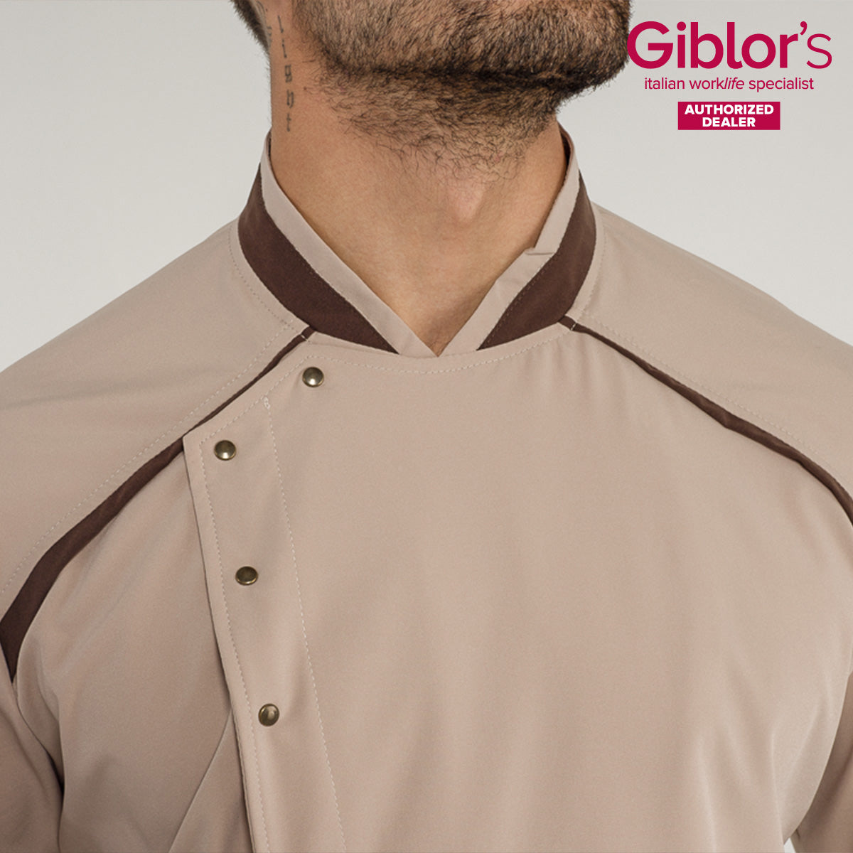 LAURO Contemporary Lightweight Chef Coats