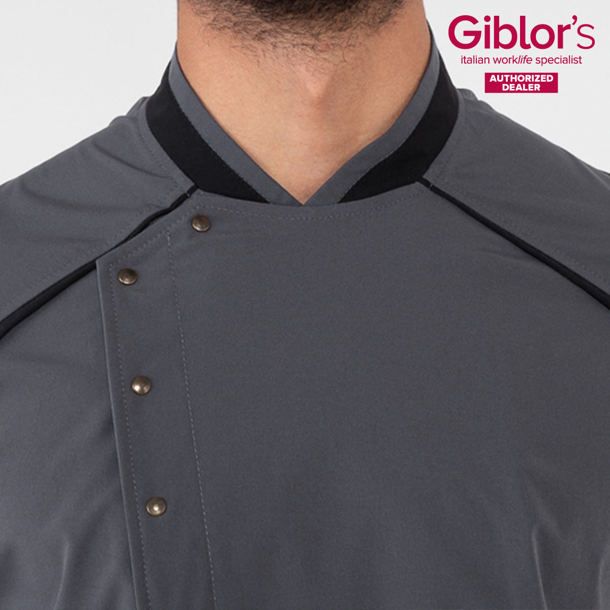 LAURO Contemporary Lightweight Chef Coats