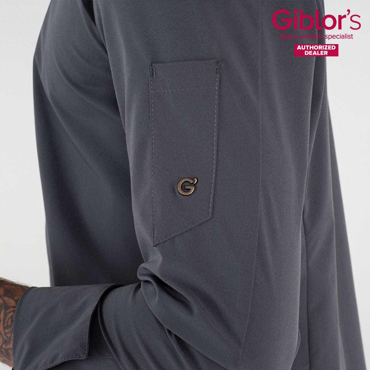 LAURO Contemporary Lightweight Chef Coats