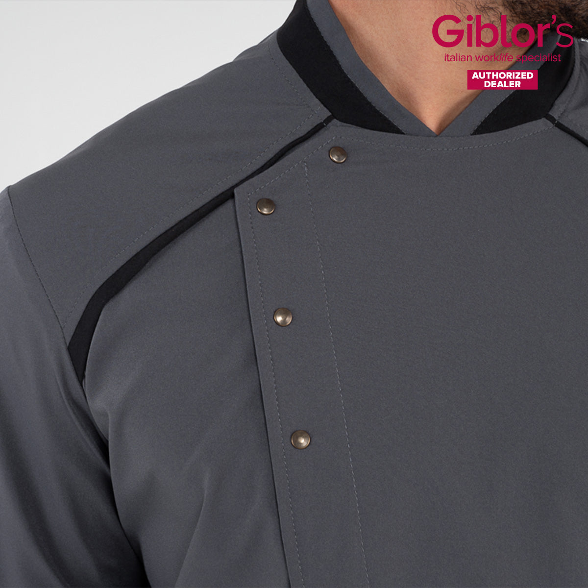 LAURO Contemporary Lightweight Chef Coats
