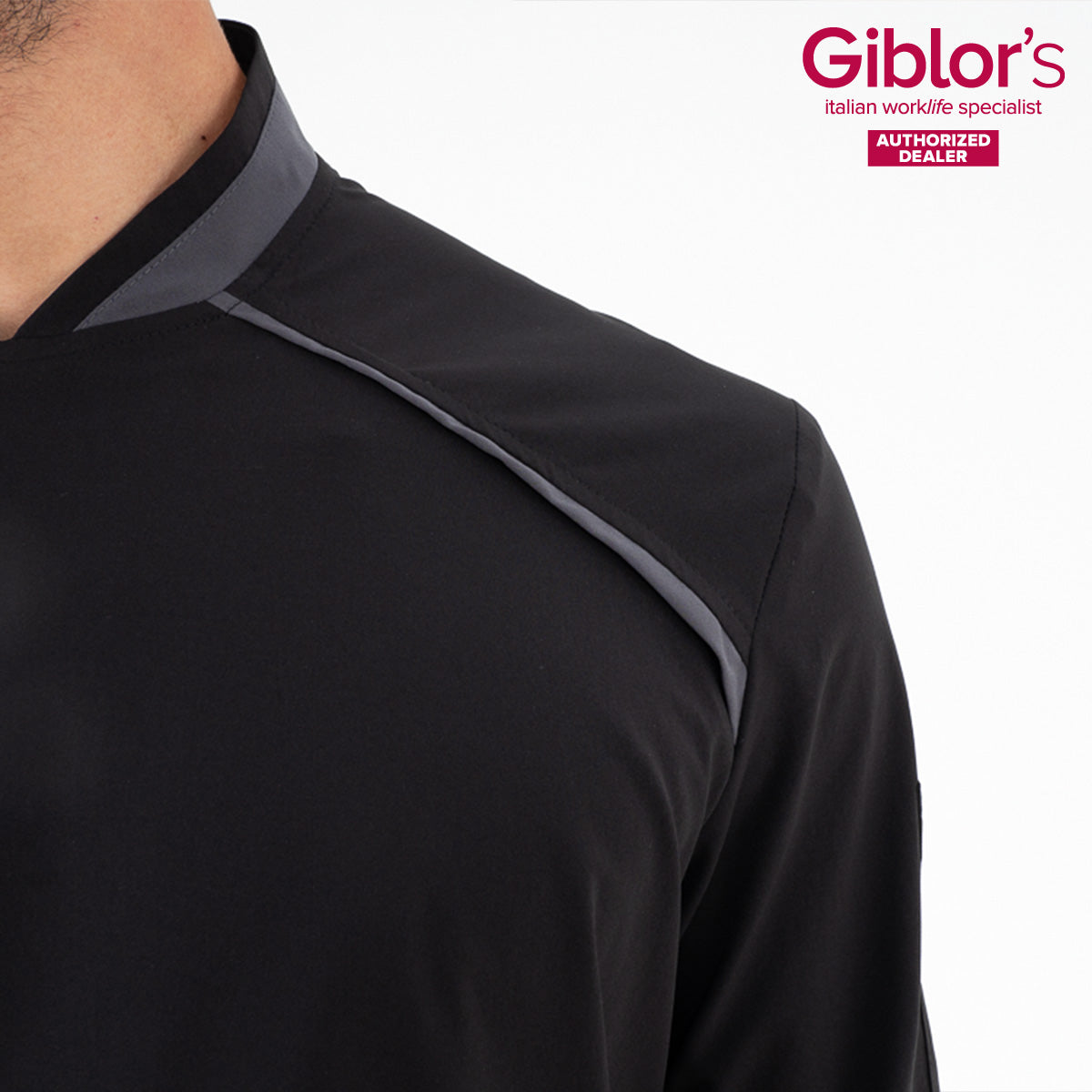 LAURO Contemporary Lightweight Chef Coats