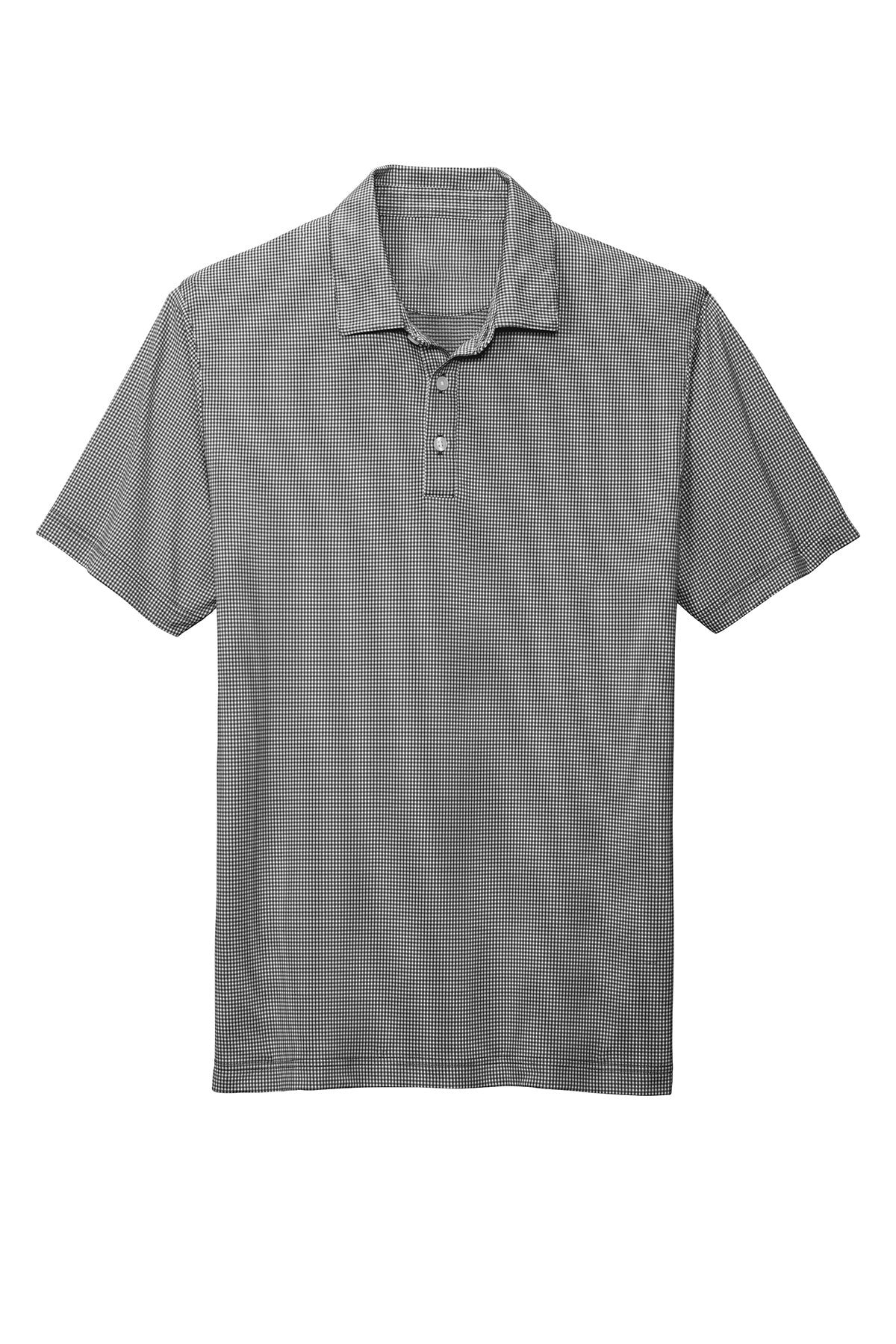 GINGHAM CHECK POLO SHIRT