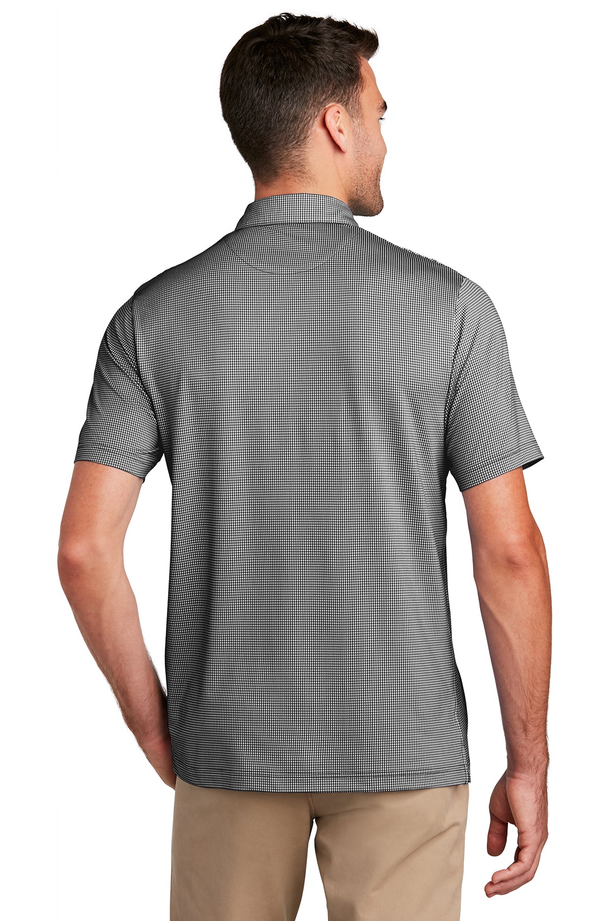 GINGHAM CHECK POLO SHIRT