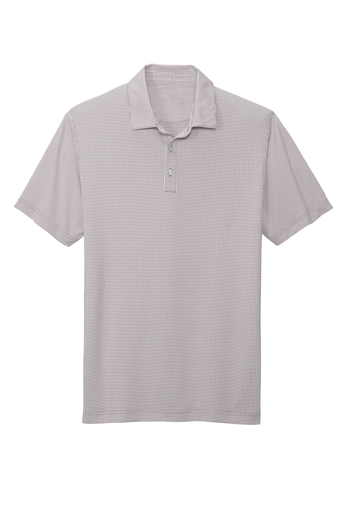 GINGHAM CHECK POLO SHIRT