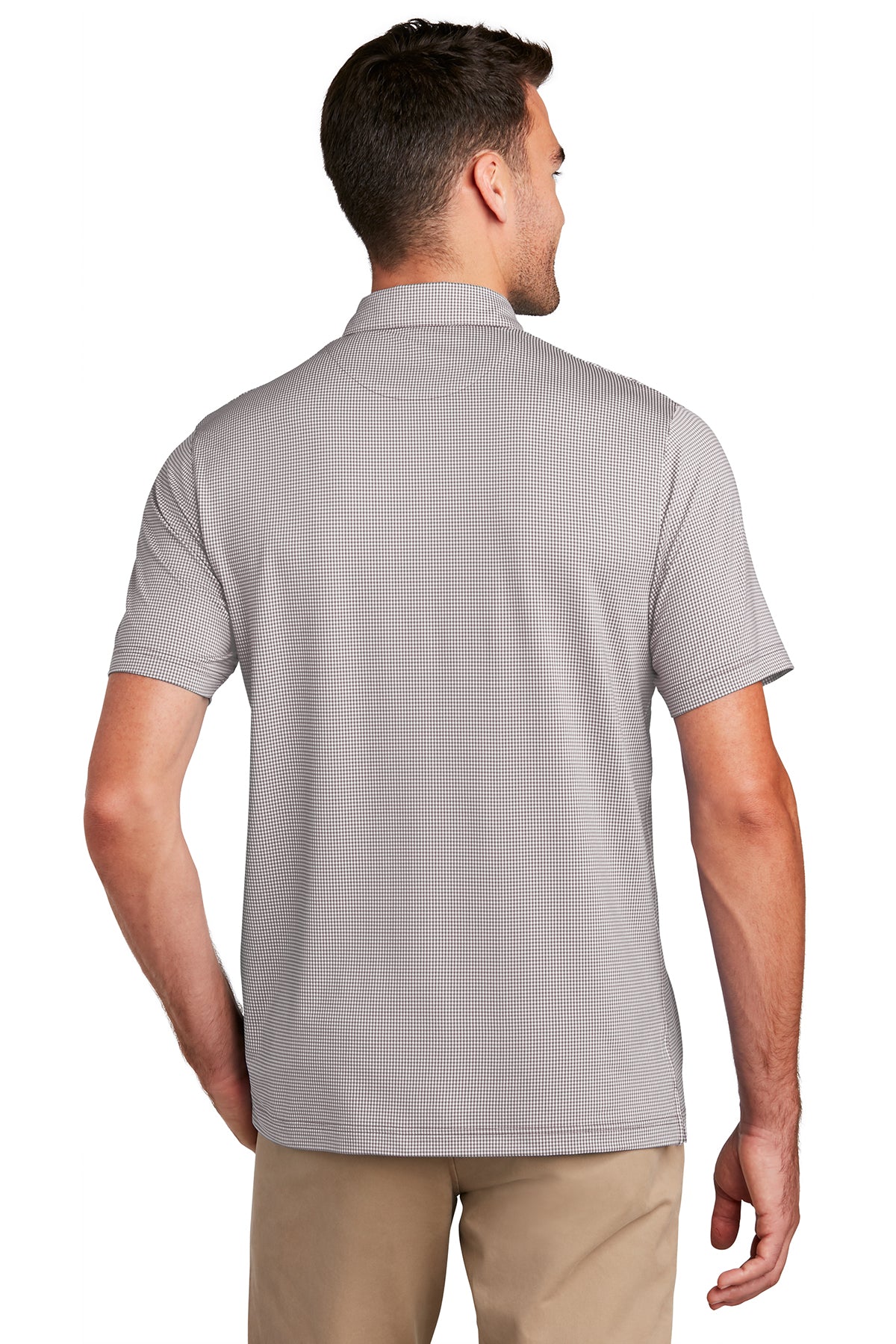 GINGHAM CHECK POLO SHIRT