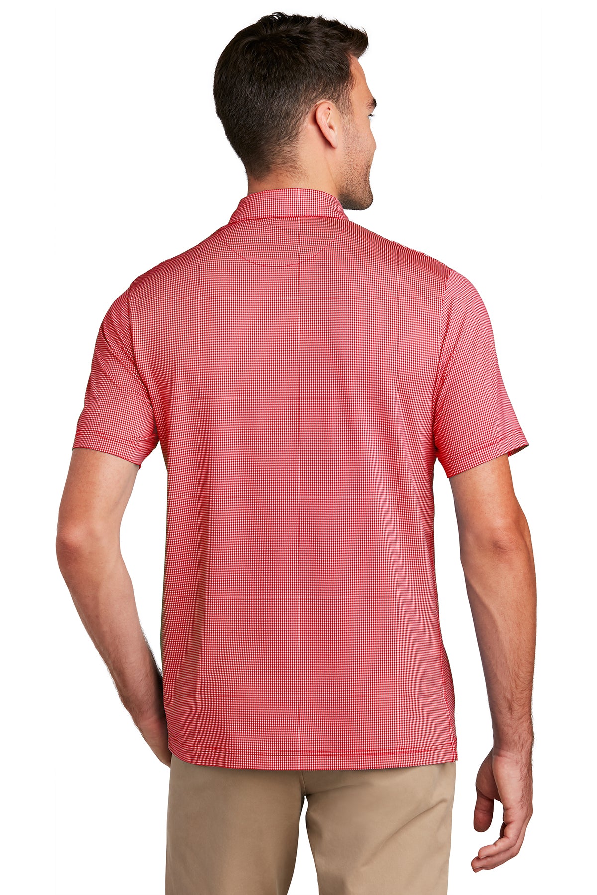 GINGHAM CHECK POLO SHIRT