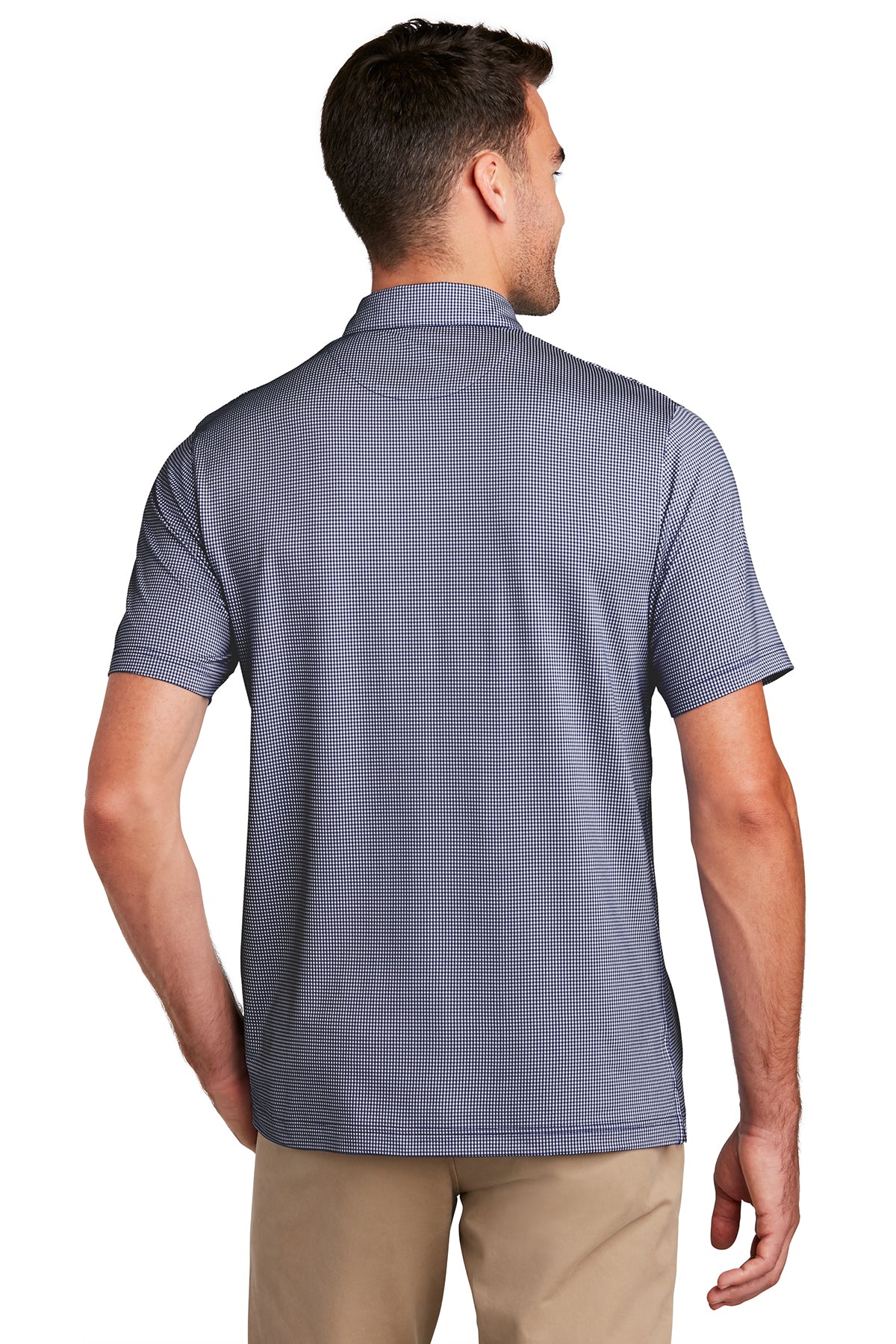 GINGHAM CHECK POLO SHIRT