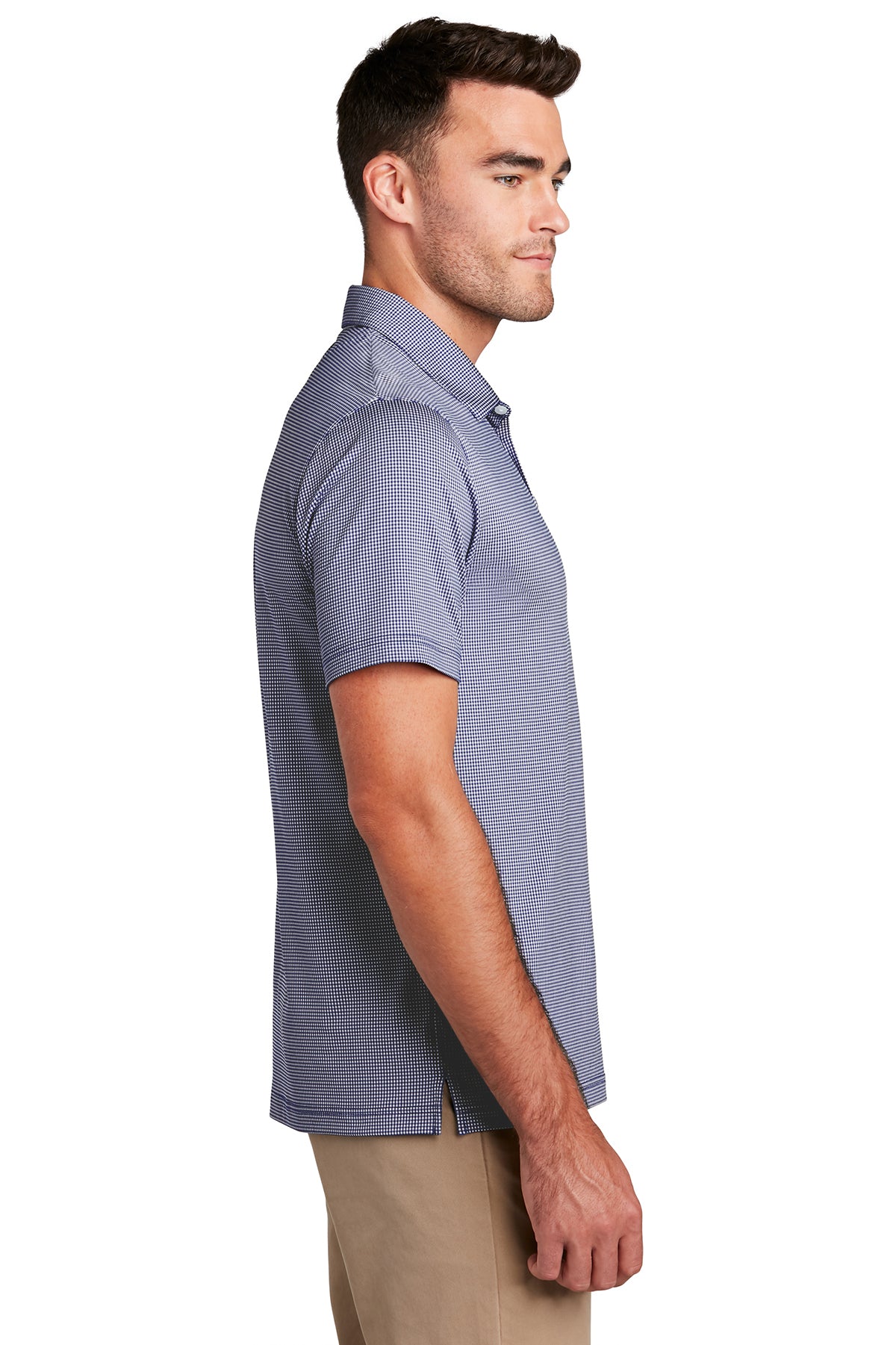 GINGHAM CHECK POLO SHIRT
