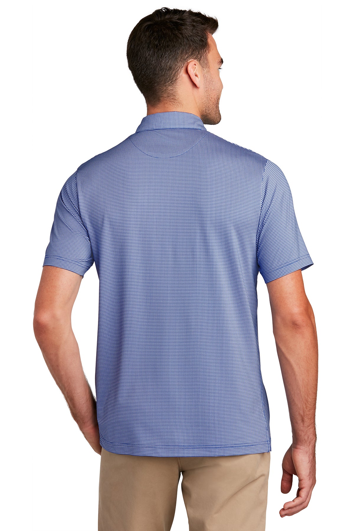 GINGHAM CHECK POLO SHIRT