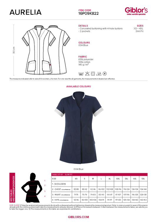 AURELIA Housekeeping Dress - Navy