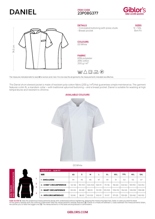 DANIEL PROMO Chef Coat - TEAM BUILDER