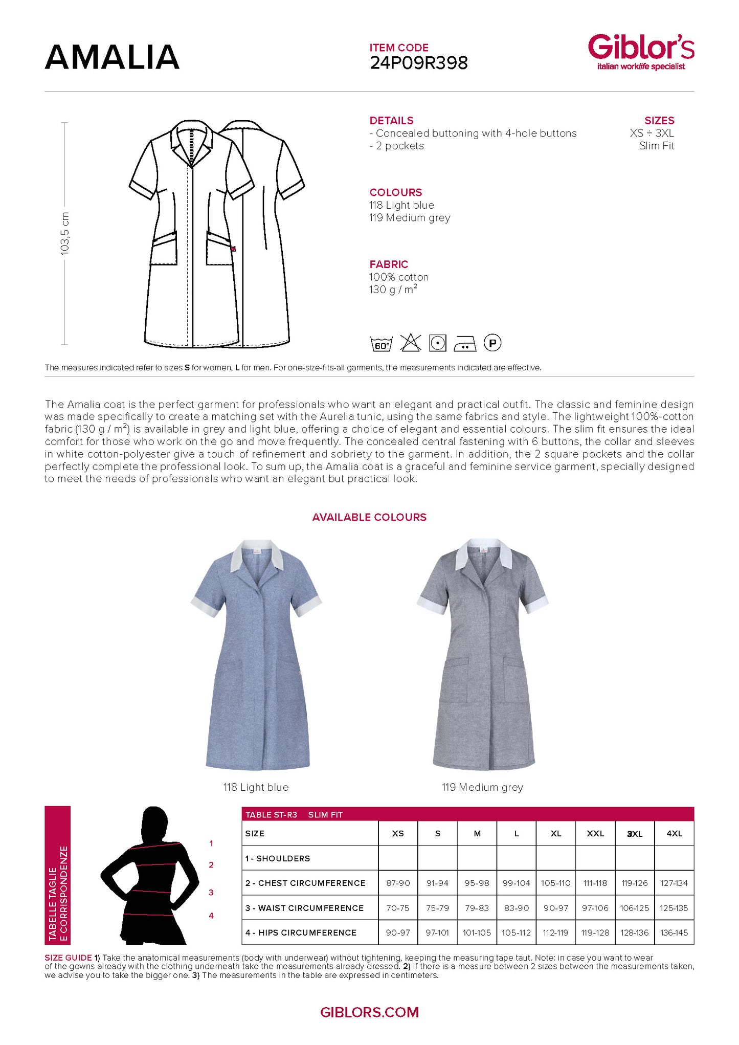 AMALIA Housekeeping Dress