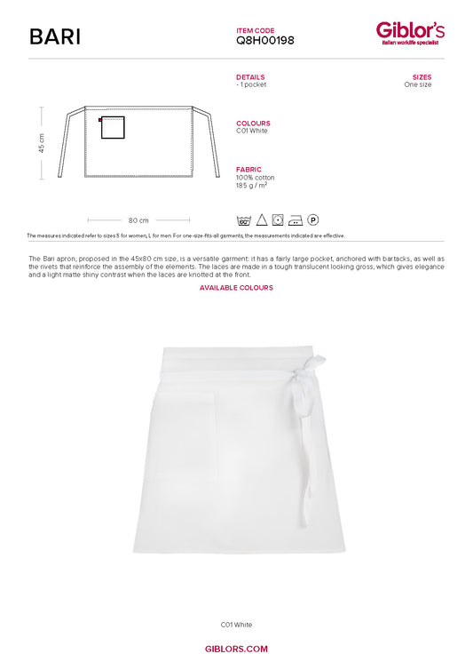 BARI Apron - White
